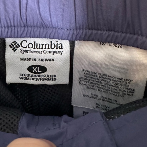 Columbia Women’s Storm Dry Winter Pants Size XL Purple - Picture 4 of 6